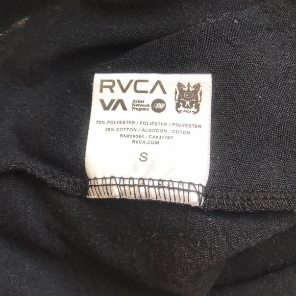RVCA Swing La Petite Mort Tank Top Size Small - Picture 5 of 9